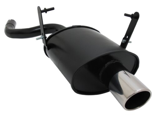 Novus sports exhaust for Mini Cooper / One / Cabrio (R50/R52/R53) 1x90mm SR-Design