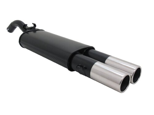 Novus sports exhaust for VW Golf 2 19E 2x90mm