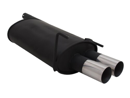 Novus sports exhaust for Mercedes C-Klasse W202 / W208 2x76mm RL-Design