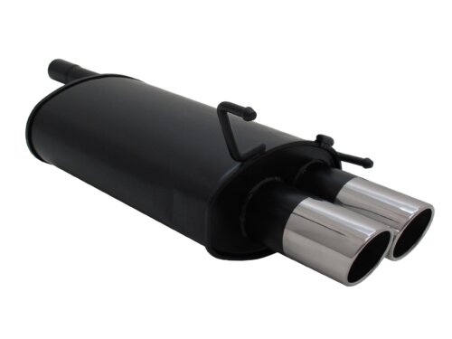 Novus sports exhaust for Mercedes C-Klasse W202 / W208 2x90mm SR-Design