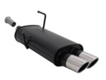 Novus sports exhaust for Peugeot 206 2x76mm SR-Design