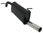 Novus sports exhaust for Peugeot 207 1x60mm