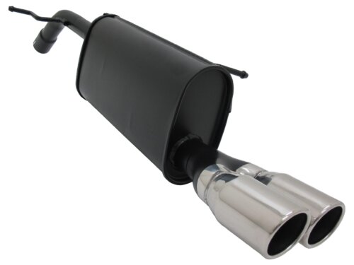 Novus sports exhaust for Peugeot 207 2x76mm SR-Design