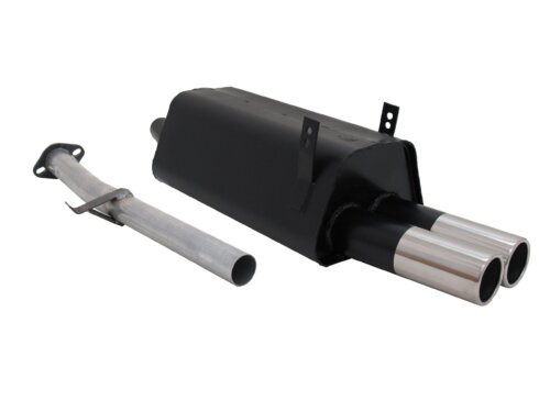 Novus sports exhaust for BMW 3er E36 316 / 318 2x76mm