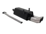 Novus sports exhaust for BMW 3er E36 320 / 323 2x90mm DTM