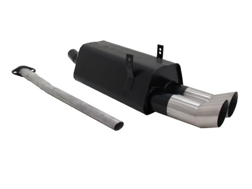 Novus sports exhaust for BMW 3er E36 320 / 323 2x90mm DTM