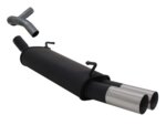 Novus sports exhaust for Seat Ibiza 6L 2x76mm RL-Design
