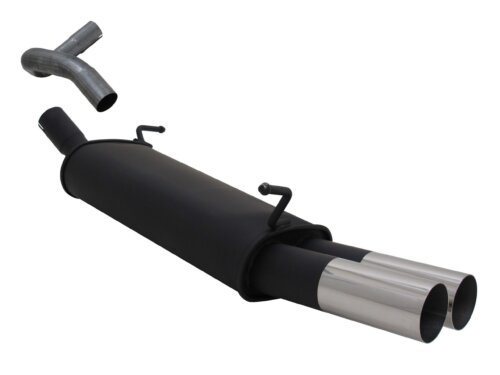 Novus sports exhaust for Seat Ibiza 6L 2x76mm RL-Design
