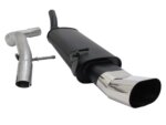 Novus sports exhaust for Audi A3 / Seat Leon / VW Golf 4 / VW New Beetle 135x75 mm DTM sharp