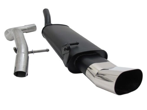Novus sports exhaust for Audi A3 / Seat Leon / VW Golf 4 / VW New Beetle 135x75 mm DTM sharp