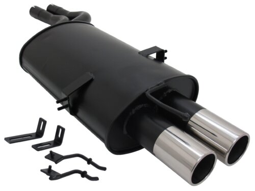 Novus sports exhaust for BMW E46 320 / 325 / 330 2x76mm