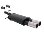 Novus sports exhaust for Peugeot 307 / Citroen C4 2x76mm