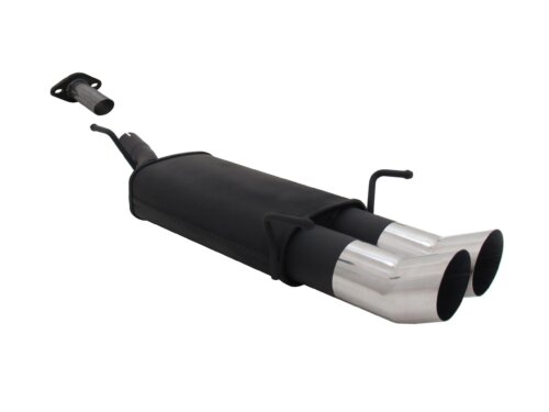 Novus sports exhaust for Opel Astra G CC Fließheck 2x90mm DTM