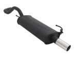 Novus sports exhaust for VW Polo 4 6N / 6N2 1x60mm
