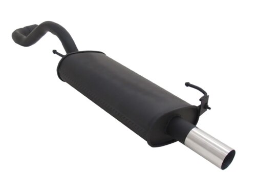 Novus sports exhaust for VW Polo 4 6N / 6N2 1x60mm