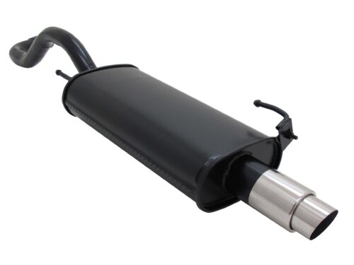 Novus sports exhaust for VW Polo 4 6N / 6N2 1x76mm GP-Design