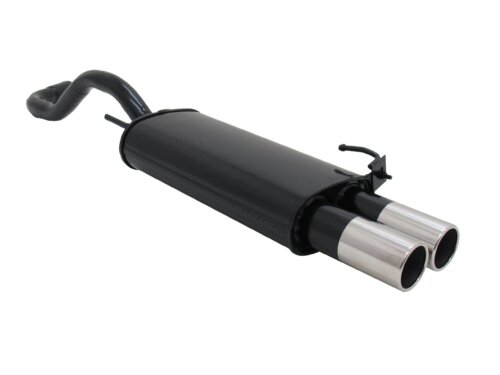 Novus sports exhaust for VW Polo 4 6N / 6N2 2x76mm