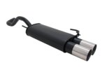 Novus sports exhaust for VW Polo 4 6N / 6N2 2x90mm RL-Design