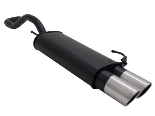 Novus sports exhaust for VW Polo 4 6N / 6N2 2x90mm SR-Design