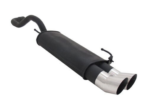 Novus sports exhaust for VW Polo 4 6N / 6N2 2x90mm DTM