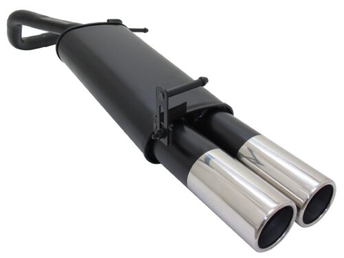 Novus sports exhaust for VW Polo 9N / 9N3 2x90mm
