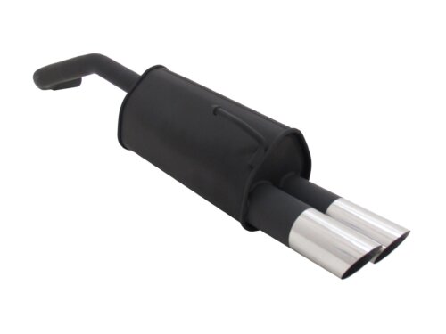 Novus sports exhaust for Seat Arosa / VW Lupo 2x76mm MS-Design