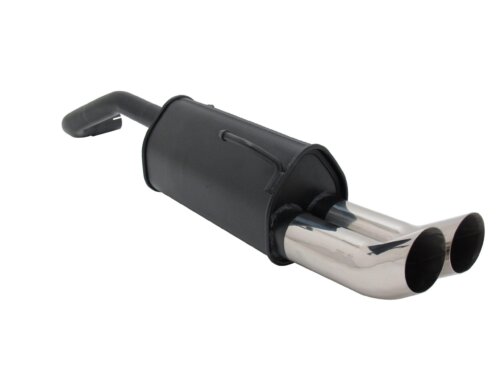 Novus sports exhaust for Seat Arosa / VW Lupo 2x76mm DTM