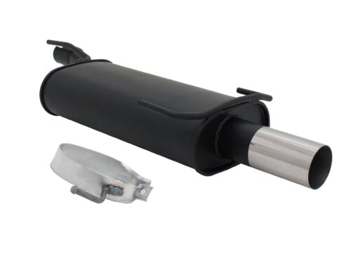 Novus sports exhaust for Opel Astra F / Opel Kadett E 1x76mm RL-Design