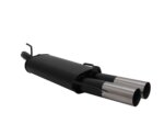 Novus sports exhaust for Opel Astra F Cabrio 2x76mm RL-Design