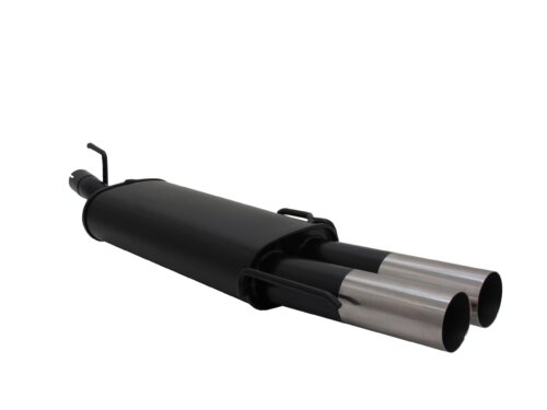 Novus sports exhaust for Opel Astra F Cabrio 2x76mm RL-Design
