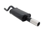 Novus sports exhaust for Renault Clio 2 1x76mm