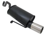 Novus sports exhaust for Renault Clio 3 1x90mm