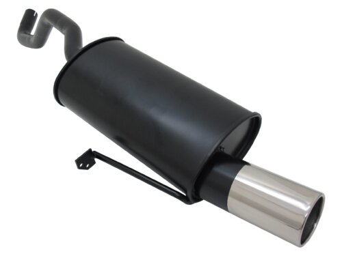 Novus sports exhaust for Renault Clio 3 1x90mm