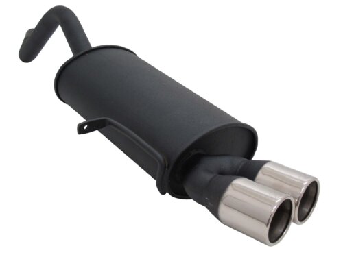 Novus sports exhaust for Renault Modus 2x76mm