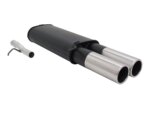 Novus sports exhaust for VW Passat 3B / 3BG 2x90mm
