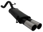 Novus sports exhaust for Fiat Grande Punto 199 2x76mm RL-Design