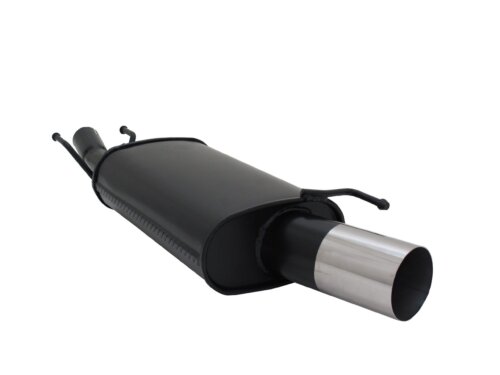 Novus sports exhaust for Ford Fiesta MK4 / MK5 / JAS / JBS 1x90mm RL-Design