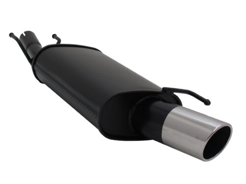 Novus sports exhaust for Ford Fiesta MK4 / MK5 / JAS / JBS 1x90mm SR-Design