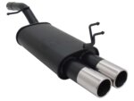 Sportski ispuh Novus za Ford Fiesta MK6 JH / JD 2x76mm