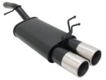 Novus sports exhaust for Ford Fiesta MK6 JH / JD 2x90mm