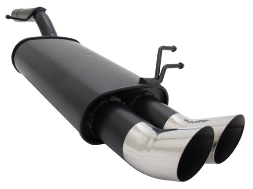 Novus sports exhaust for Ford Fiesta MK6 JH / JD 2x76mm DTM