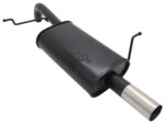 Novus sports exhaust for Ford Fiesta MK7 JA8 1.25 / 1.4 / TDCI 1x60mm