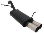 Novus sports exhaust for Ford Fiesta MK7 JA8 1.25 / 1.4 / TDCI 2x76mm RL-Design