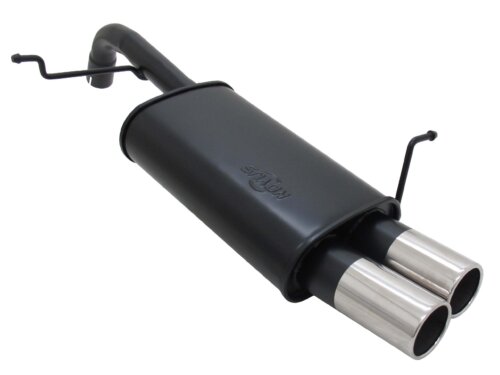 Novus sports exhaust for Ford Fiesta MK7 JA8 1.25 / 1.4 / TDCI 2x76mm