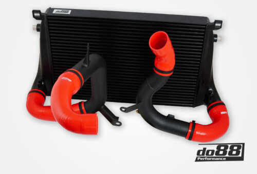 do88 BigPack komplet intercoolera za VAG 2.0 TSI EA888 Gen4, crvena crijeva
