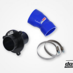 do88 turbo muffler delete za VAG 1.8/2.0 TSI (MQB) s originalnim tlačnim cijevima, plava crijeva