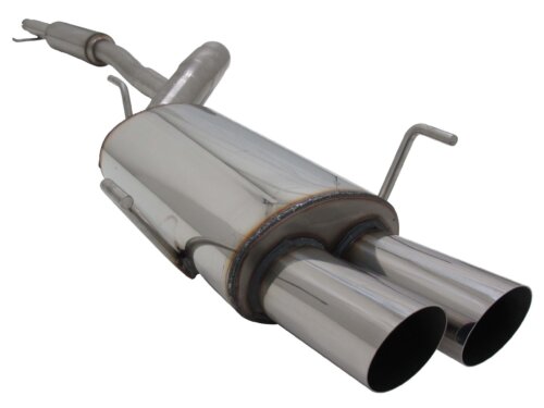 Novus sports exhaust for Opel Corsa C 2x76mm