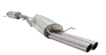 Novus sports exhaust for Opel Astra G Coupe / Cabrio 2x76mm MS-Design