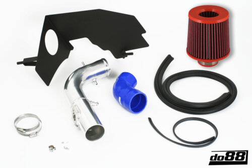do88 turbo intake system with filter for SAAB 9-3 2.0T 2005-, blue hoses