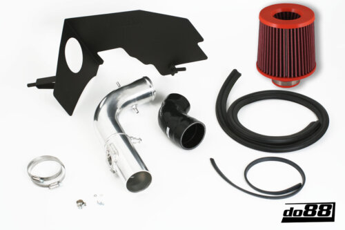 do88 turbo intake system with filter for SAAB 9-3 2.0T 2005-, black hoses